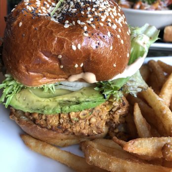 Stiggs Brewing & Kitchen - Veggie burger. Great brioche bun from local bakery - Breweries Near Me - Boyne City, Michigan Stiggs Brewing & Kitchen - Veggie burger. Great brioche bun from local bakery - Breweries Near Me - Boyne City, Michigan