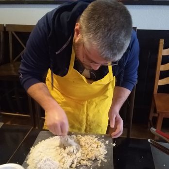 Cocusocial - My wonderful husband prepping the gnocchi - Cooking Classes Near Me - Philadelphia, Pennsylvania