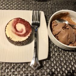 Hayfields Country Club - Black Forest cheesecake and chocolate brownie ice cream