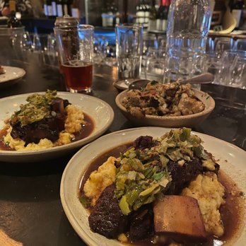 Blair's Restaurant - Short Ribs with Polenta & Leeks - Italian Near Me - Los Angeles, California