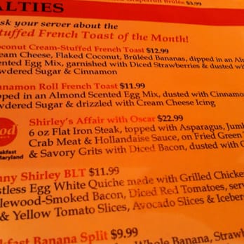 Miss Shirley's Cafe, Inner Harbor - Shirley's Affair With Oscar - voted best breakfast dish in MD by Food Network - Breakfast & Brunch Near Me - Baltimore, Maryland Miss Shirley's Cafe, Inner Harbor - Shirley's Affair With Oscar - voted best breakfast dish in MD by Food Network - Breakfast & Brunch Near Me - Baltimore, Maryland
