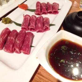 Ebisu - Kobe beef sashimi - 3.5 stars, not bad! - Sushi Bars Near Me - San Francisco, California