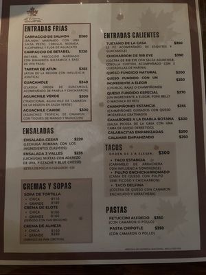 Menu photo 2 La Estancia Rosarito, BCN
