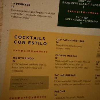 El Patron Restaurante Mexicano - Drink menu - Mexican Near Me - Orlando, Florida El Patron Restaurante Mexicano - Drink menu - Mexican Near Me - Orlando, Florida