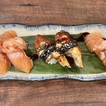 EBISU - Unagi and some fresh salmon. - Japanese Near Me - Elk Grove, California EBISU - Unagi and some fresh salmon. - Japanese Near Me - Elk Grove, California