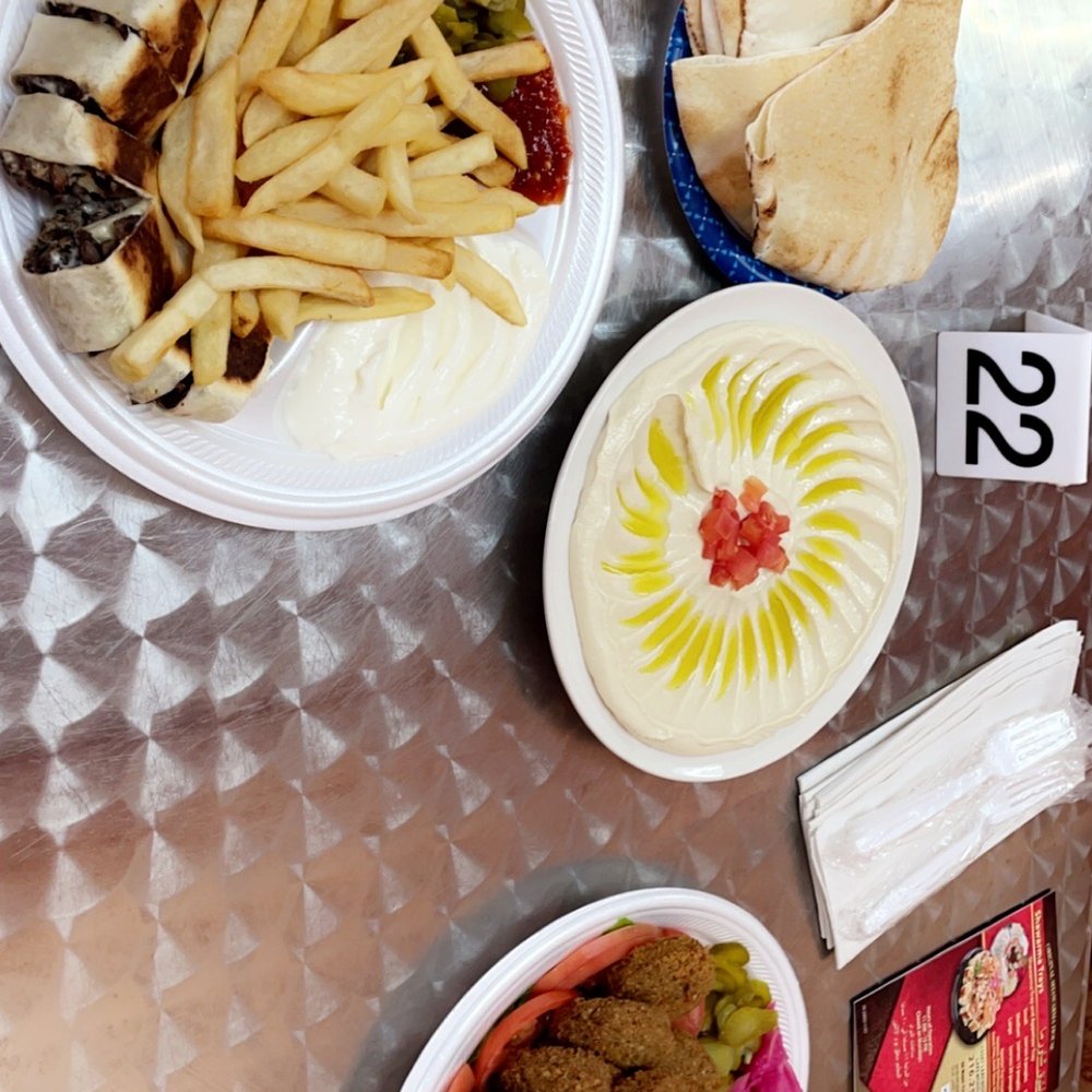 Ferris Shawarma - Beef shawarma Arabic platter, falafel platter, hummus side - Middle Eastern Near Me - Lakewood, Ohio Ferris Shawarma - Beef shawarma Arabic platter, falafel platter, hummus side - Middle Eastern Near Me - Lakewood, Ohio