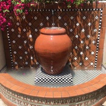 StoneAge Restoration Services - Look how amazing this client's Saltillo tile fountain looks after we provided natural stone refinishing services! - Flooring Near Me - Anaheim, California StoneAge Restoration Services - Look how amazing this client's Saltillo tile fountain looks after we provided natural stone refinishing services! - Flooring Near Me - Anaheim, California