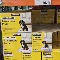 Costco - @Costco Hawai'i Kai; 12/13/2024. Needed more of these, Kirkland Doggy Pads 4 our Anela Bella. Such a great price 2, $16.49 for 100 Pads!
