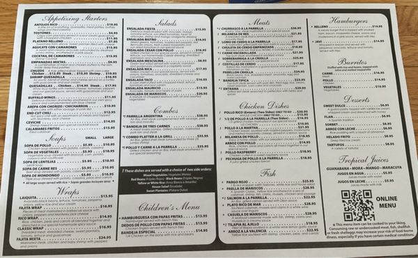 Menu photo 1 Pollo Rico Latin Bistro Centereach, NY Menu photo 1 Pollo Rico Latin Bistro Centereach, NY