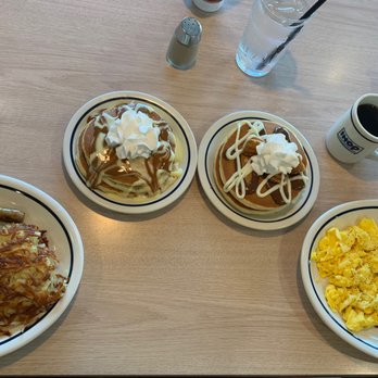 IHOP - Mexican Tres Leches Pancakes and Mexican Churro Pancakes were great! - Breakfast & Brunch Near Me - Tacoma, Washington
