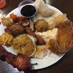 Round two, fried stuff, dumplings were perfect