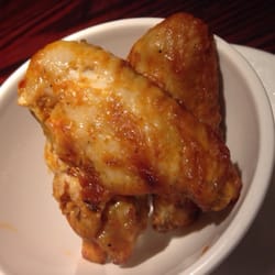 Beefeater - Grilled double wings (as side dish). Flavorful but not as spicy as advertised. Rating: Average.