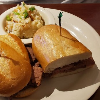 Stonefire Grill - French Dip with mashed potatoes - Salad Near Me - Torrance, California Stonefire Grill - French Dip with mashed potatoes - Salad Near Me - Torrance, California