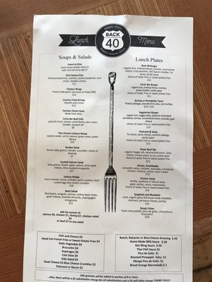 Menu photo 6 Back 40 Ranch House Grill Heber City, UT