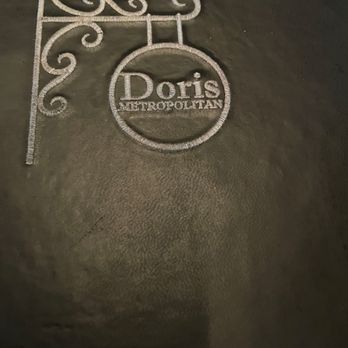 Doris Metropolitan - Menu cover - New American Near Me - New Orleans, Louisiana