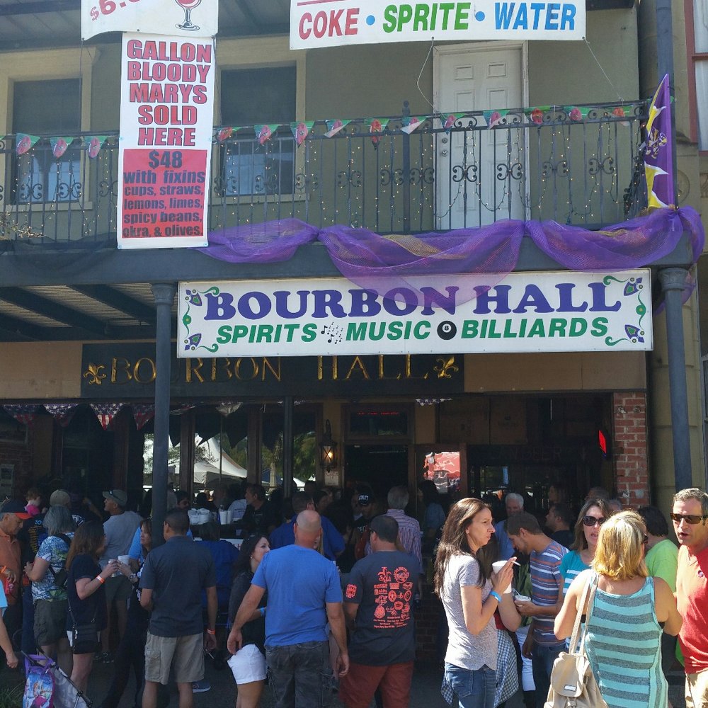 Bourbon Hall - a crowd of people standing outside of a building - Venues & Event Spaces Near Me - New Iberia, Louisiana Bourbon Hall - a crowd of people standing outside of a building - Venues & Event Spaces Near Me - New Iberia, Louisiana
