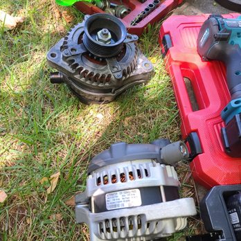 Rick's Mobile Mechanic Services - Old alternator and new alternator. - Auto Repair Near Me Rick's Mobile Mechanic Services - Old alternator and new alternator. - Auto Repair Near Me