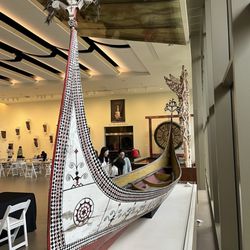 Bowers Museum - Ceremonial canoe