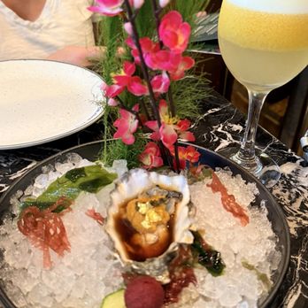 CVI.CHE 105 - Oyster with gold flake - Seafood Near Me - Aventura, Florida CVI.CHE 105 - Oyster with gold flake - Seafood Near Me - Aventura, Florida