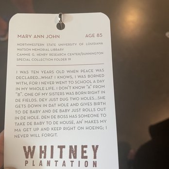 Whitney Plantation - Museums Near Me - Wallace, Louisiana Whitney Plantation - Museums Near Me - Wallace, Louisiana