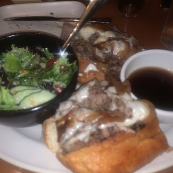 The Arrogant Butcher - The Prime Rib French Dip Sandwich side salad - American Near Me - Phoenix, Arizona