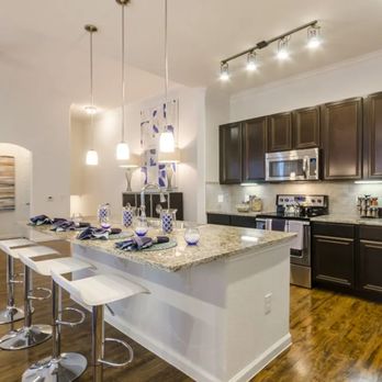 Villages 3Eighty Apartments - Kitchen with Stainless Steel Appliances - Apartments Near Me - Aubrey, Texas Villages 3Eighty Apartments - Kitchen with Stainless Steel Appliances - Apartments Near Me - Aubrey, Texas