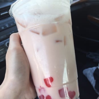 Pekoe - (Pretty in Pink drink) Who doesn't love heart shaped strawberry jelly?! Kind of sad they didn't have pink boba today. :( - Coffee & Tea Near Me - San Jose, California Pekoe - (Pretty in Pink drink) Who doesn't love heart shaped strawberry jelly?! Kind of sad they didn't have pink boba today. :( - Coffee & Tea Near Me - San Jose, California