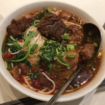 Shanghai River - Spicy beef noodle soup - Chinese Near Me - Richmond, British Columbia