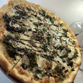 Cork And Crust - Exotic mushroom and kale pizza! - Pizza Near Me - Newport News, Virginia