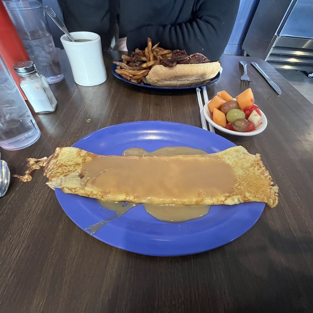 Chez Vachon - Maple cream crepe (super rich flavor) - Breakfast & Brunch Near Me - Manchester, New Hampshire