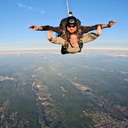Above the Poconos Skydivers
