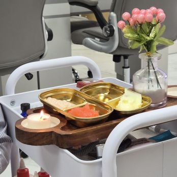 Crystal Nails and Spa - Getting pedis complete with a foot buffet - Nail Salons Near Me - Magnolia, Texas Crystal Nails and Spa - Getting pedis complete with a foot buffet - Nail Salons Near Me - Magnolia, Texas