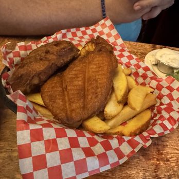 Kilkenny's Irish Pub - King's River Fish and Chips the batter was darker than expected - Pubs Near Me - Tulsa, Oklahoma