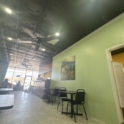 JT'S Falafel & Kababs - Inside from the back wall