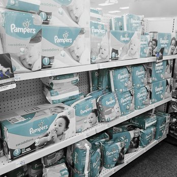 CVS Pharmacy - shelves of diapers in a store - Drugstores Near Me - Marietta, Georgia