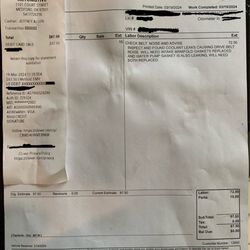 Ken Scales Automotive - The bogus claim of coolant leaking onto belt.