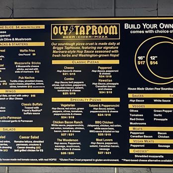 Oly Taproom - Food menu 8-26-2026 - Beer Bar Near Me - Olympia, Washington Oly Taproom - Food menu 8-26-2026 - Beer Bar Near Me - Olympia, Washington