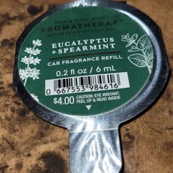 Bath & Body Works - Eucalyptus Spearmint (My favorite scent)