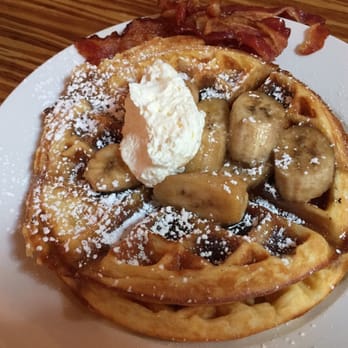 The Continental Westhampton - Belgian Waffles, banana foster style. - New American Near Me - Richmond, Virginia The Continental Westhampton - Belgian Waffles, banana foster style. - New American Near Me - Richmond, Virginia