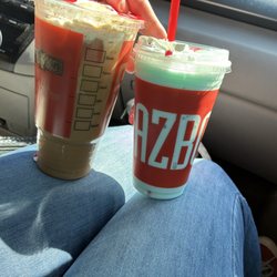 Dazbog Coffee - White Chokolat Mocha and Cotton Candy Chiller