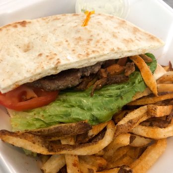 Greco Fresh Grille - Lamb Burger and Spicy Fries - Greek Near Me - Charlotte, North Carolina Greco Fresh Grille - Lamb Burger and Spicy Fries - Greek Near Me - Charlotte, North Carolina