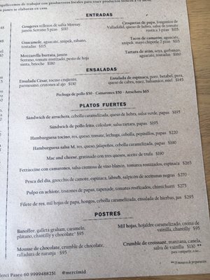 Menu photo 7 Merci Paseo 60 Centro, YUC Menu photo 7 Merci Paseo 60 Centro, YUC