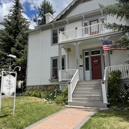 the front of the house