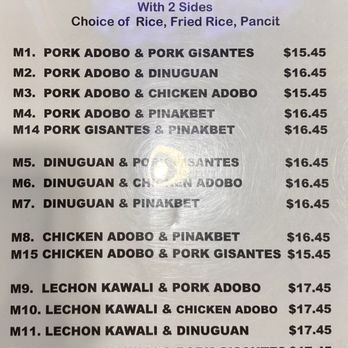 Pampanga Kitchen - Menu 10/5/24 Pearl City Highlands Food Court - Food Court Near Me - Pearl City, Hawaii Pampanga Kitchen - Menu 10/5/24 Pearl City Highlands Food Court - Food Court Near Me - Pearl City, Hawaii