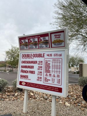 Menu photo 5 In-N-Out Burger Mesa, AZ