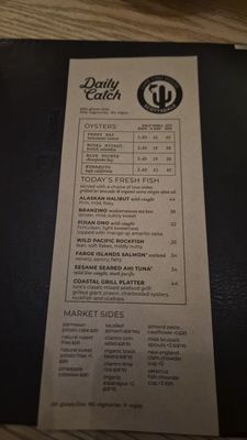 Menu photo 1 Lure Fish House Scottsdale, AZ