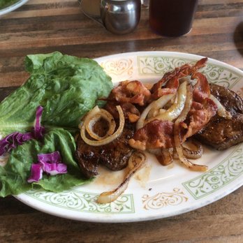 Greentown Grille - Liver, Bacon, and Onions at Greentown Grill in the Poconos - American Near Me - Greentown, Pennsylvania Greentown Grille - Liver, Bacon, and Onions at Greentown Grill in the Poconos - American Near Me - Greentown, Pennsylvania