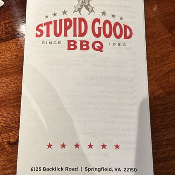 Stupid Good BBQ - Barbeque Near Me - Springfield, Virginia Stupid Good BBQ - Barbeque Near Me - Springfield, Virginia