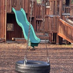 Bay Minette Kids Park - Tire Swing Slide