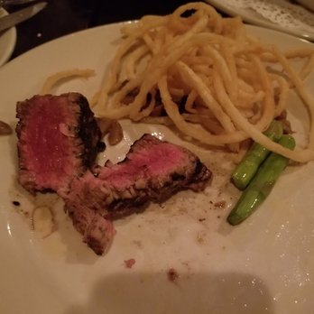 Kurt's Steakhouse - Petite Filet done medium after being re-fired by the kitchen - Steakhouses Near Me - Delafield, Wisconsin